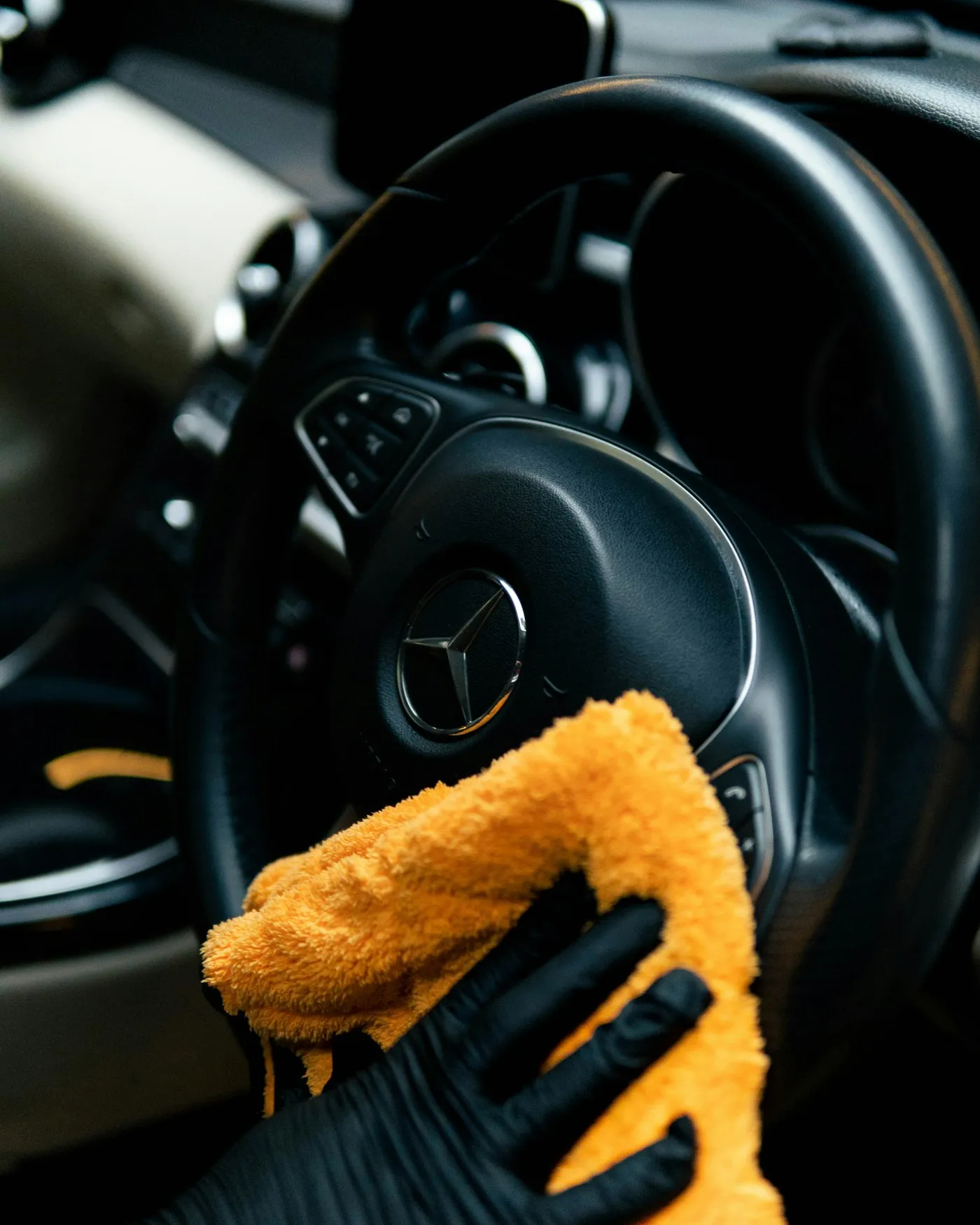 Detailing a vehicle interior after repair